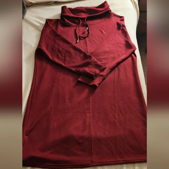 Cynthia Rowley Drawstring Cowl Neck Dress - Picture 4 of 6